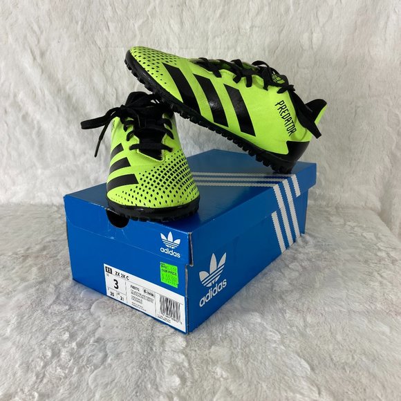 ADIDAS Predator AstroTurf Football Boots Shoes youth sz 3 indoor soccer - Picture 4 of 9
